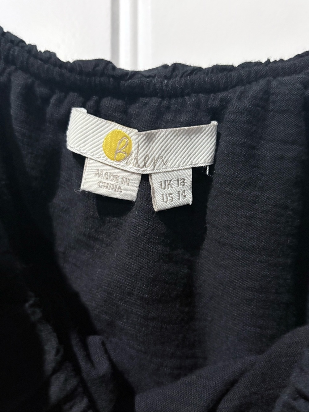 Boden Black Bardot Lace Ruffle Off Shoulder Top - Picture 3 of 5